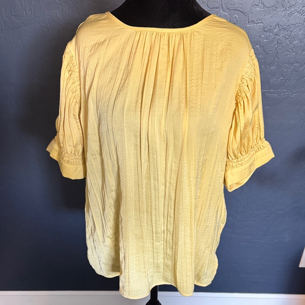 Vince Camuto Yellow Blouse